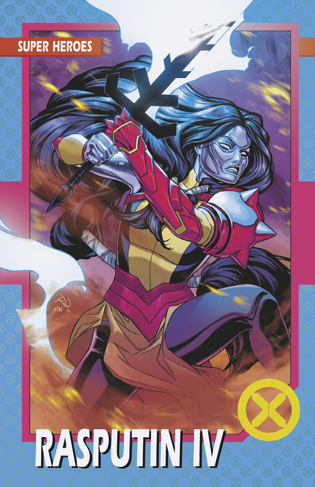 X-Men (2021) #27 Russell Dauterman Trading Card Variant [Fall of X]