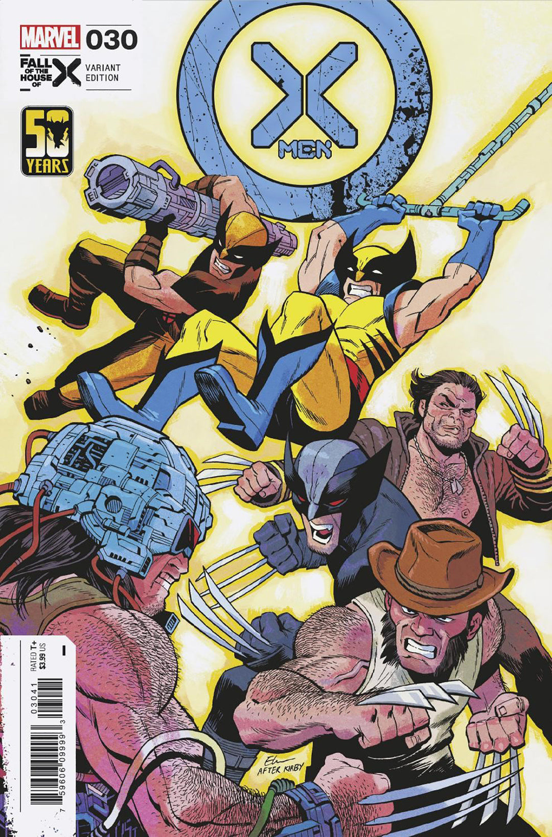 X-Men (2021) #30 Ethan Young Wolverine Wolverine Wolverine Variant [Fall of X]