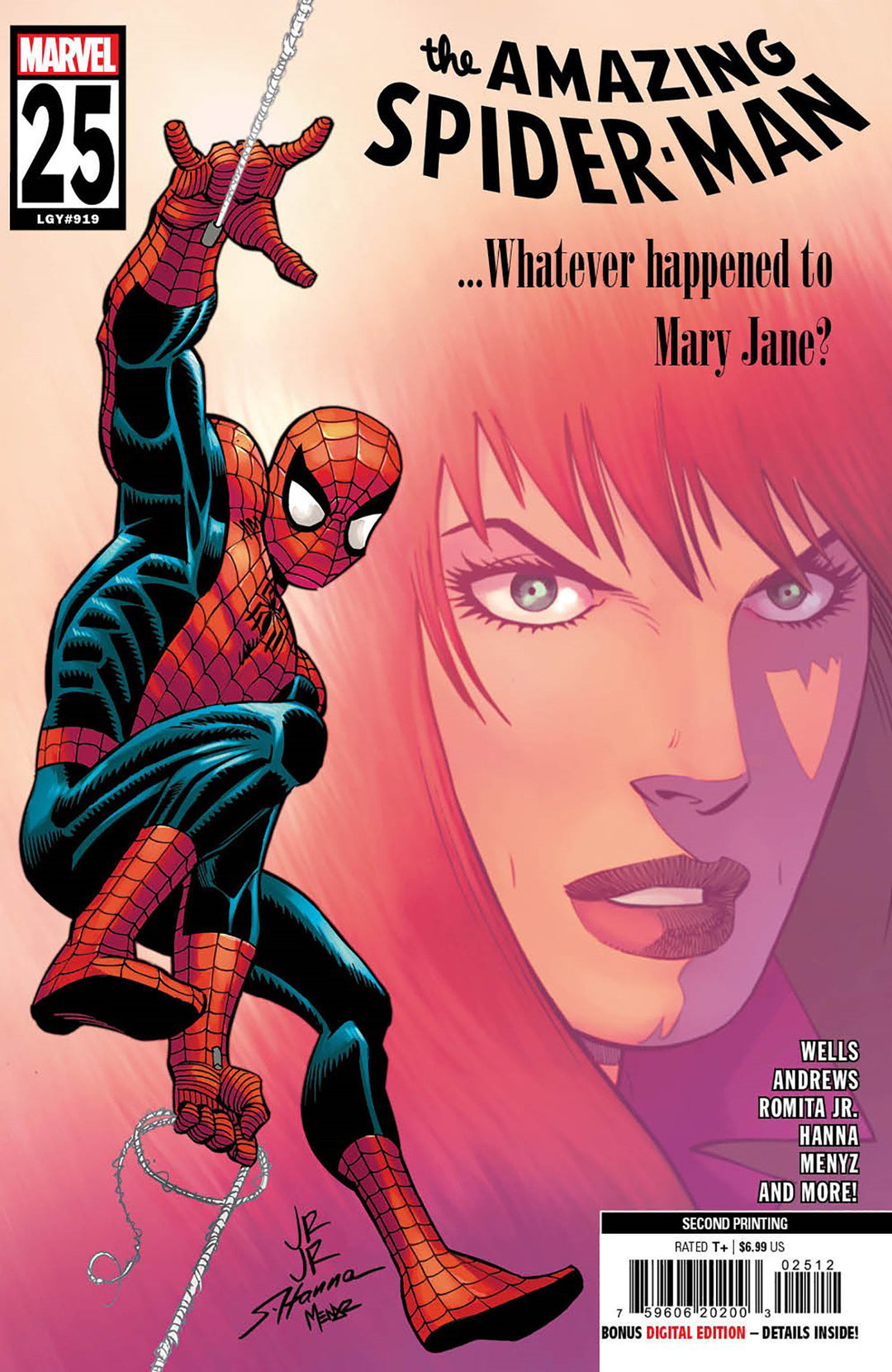 Amazing Spider-Man (2022) #25 Variant (2nd Print) John Romita Jr. Edition