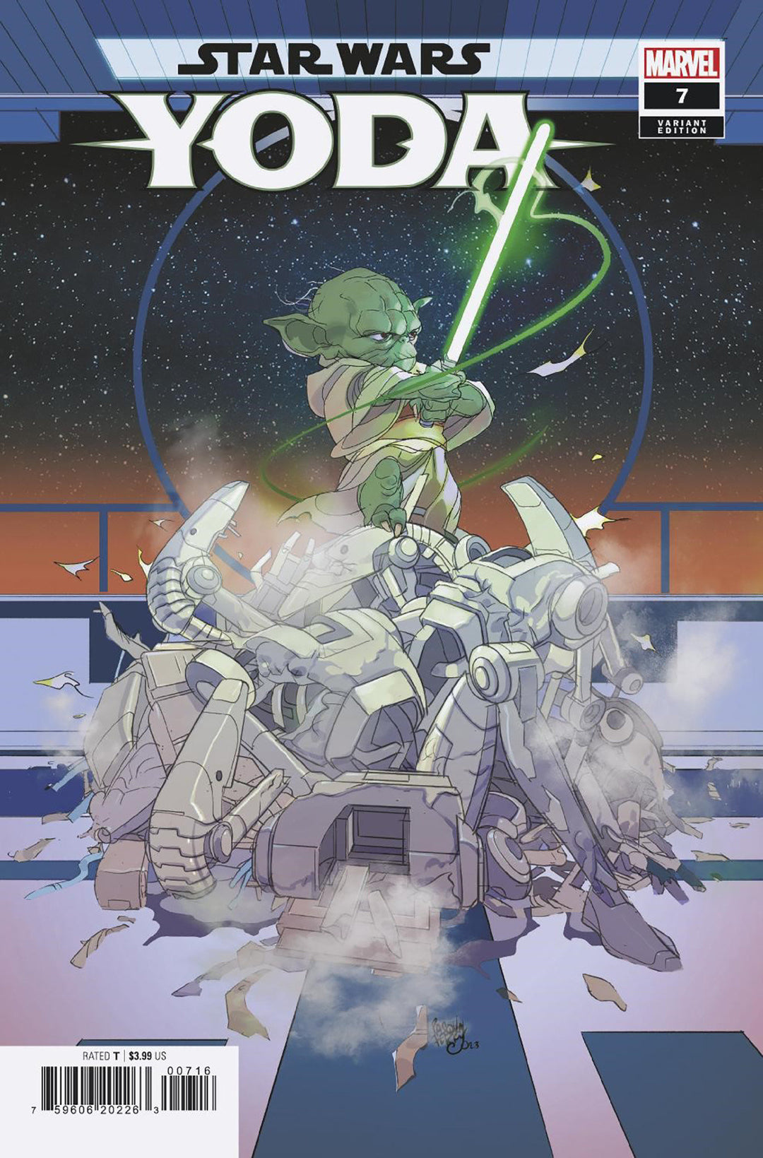 Star Wars Yoda #7 Pasqual Ferry (1:25) Variant