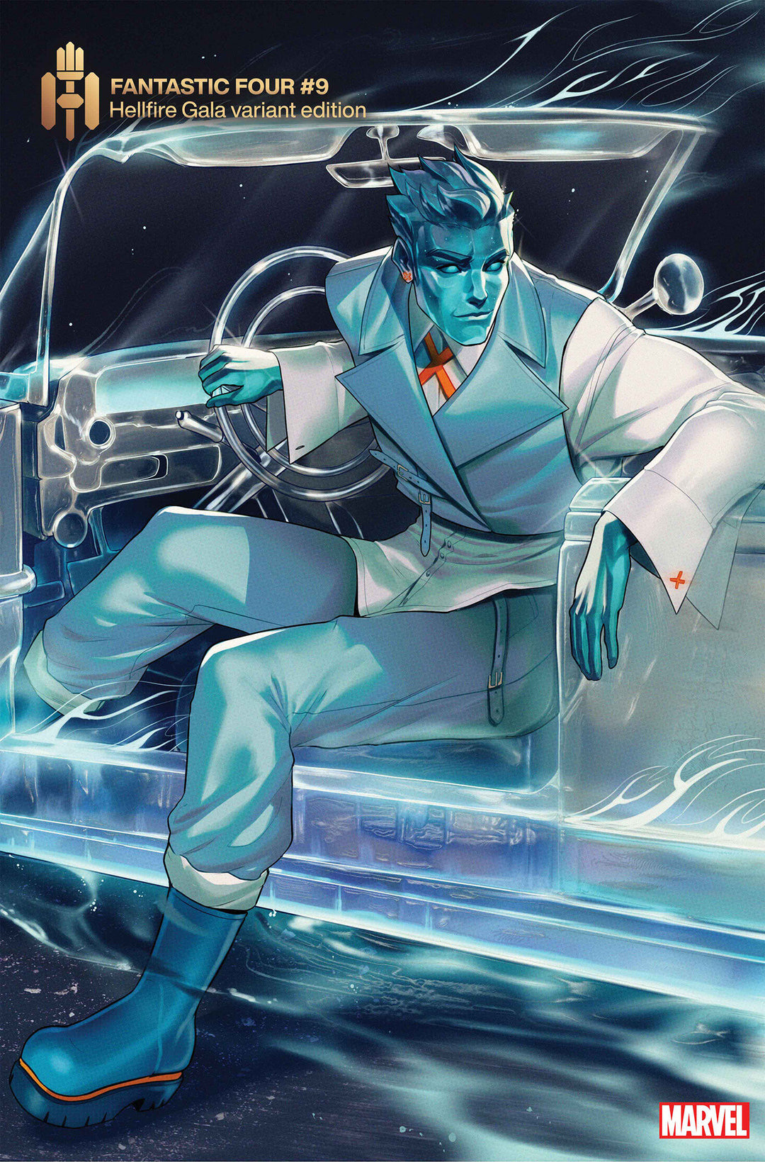 Fantastic Four (2023) #9 Oscar Vega Hellfire Gala Variant <BINS>
