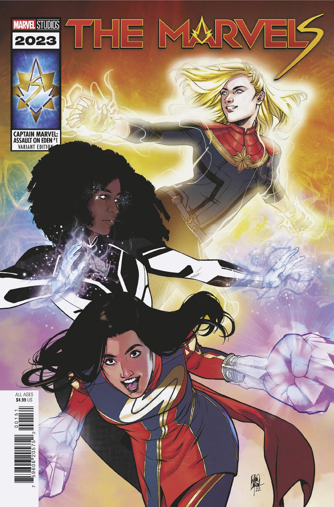 Captain Marvel Assault On Eden #1 Karen Darboe MCU Variant