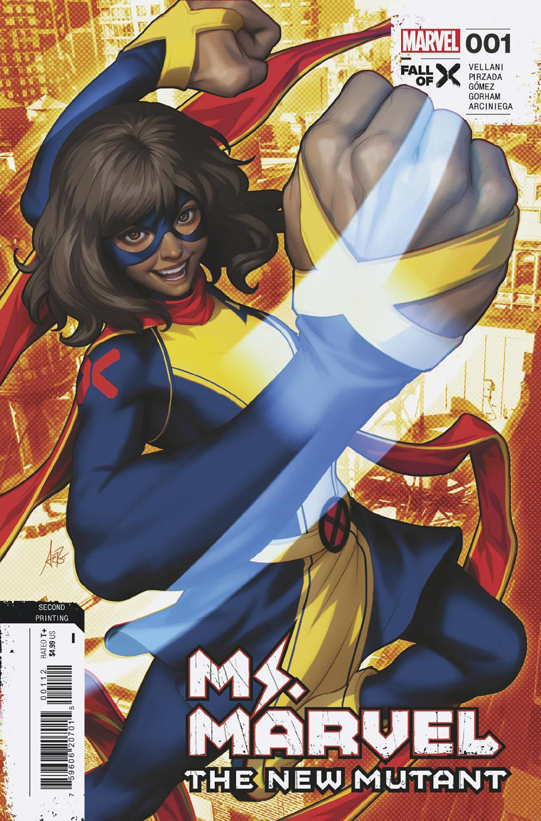 Ms. Marvel: The New Mutant #1 Variant (2nd Print) Artgerm Edition