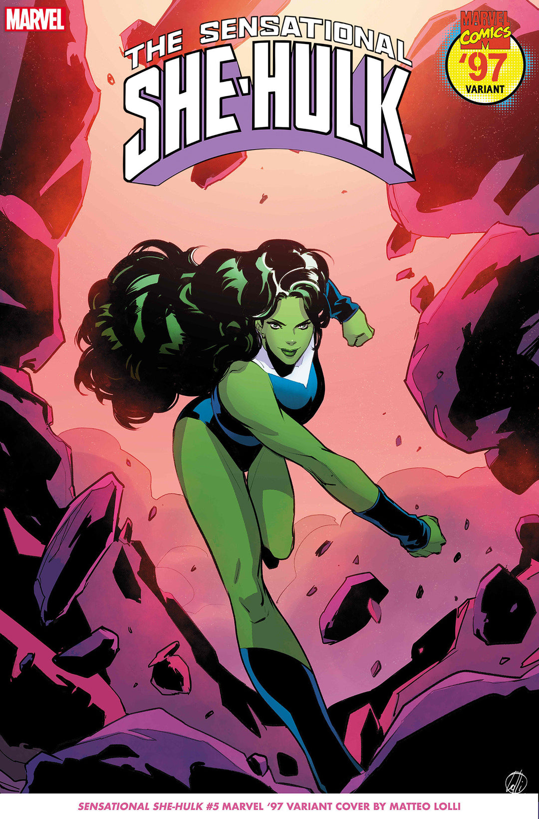 Sensational She-Hulk (2023) #5 Matteo Lolli Marvel 97 Variant