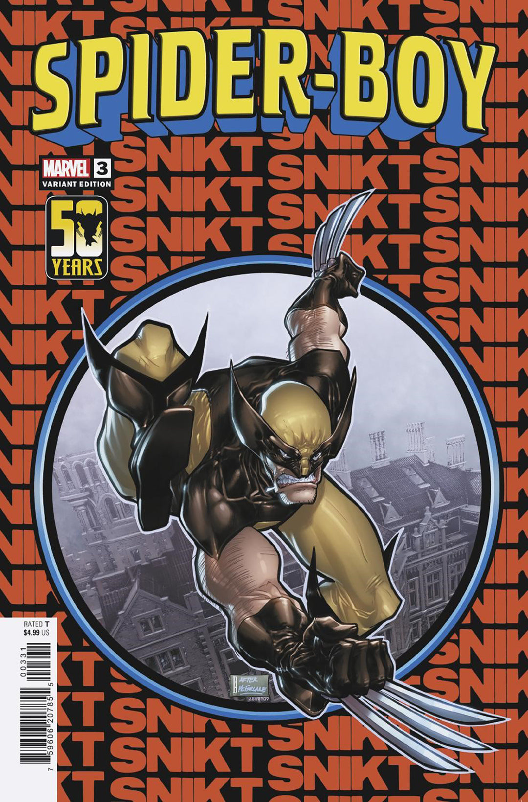 Spider-Boy (2024) #3 David Baldeon Wolverine Wolverine Wolverine Variant