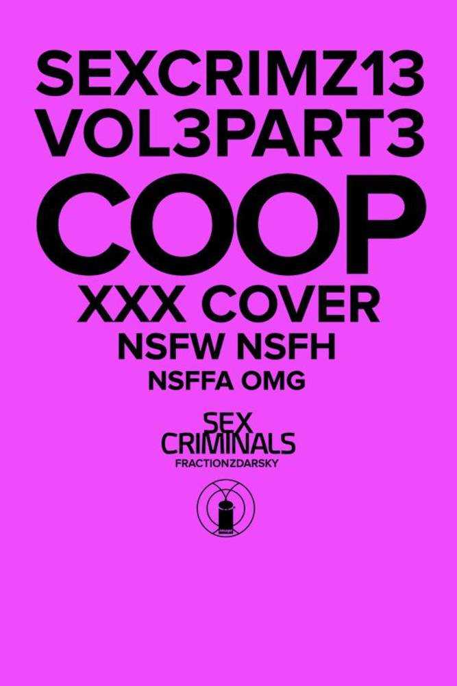 Sex Criminals #13 Arthur Fonzarellie Cooper Xxx Variant (Mature) <BIB19>