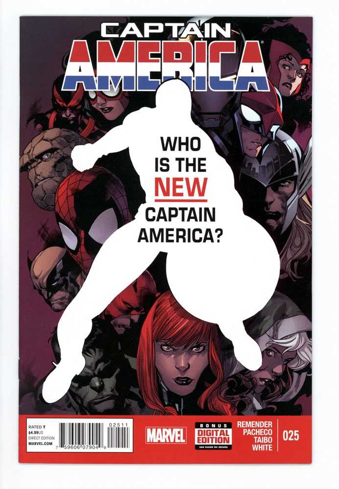 Captain America (2013) #25 1st Sam Wilson as Captain America OXV-01