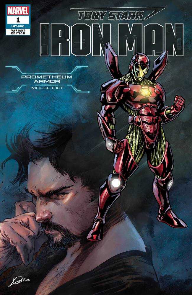 Tony Stark Iron Man #1 Heroes Reborn Prometheum Armor Variant <BIB12>