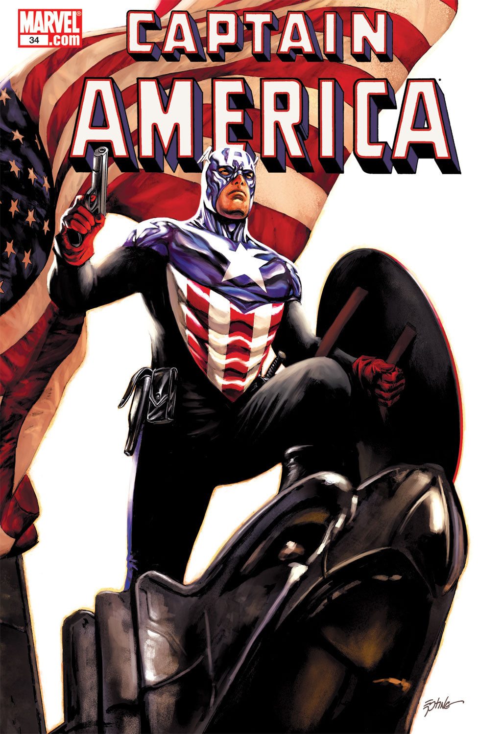 Captain America (2004) #34 1st Bucky as Captain America <BINS>