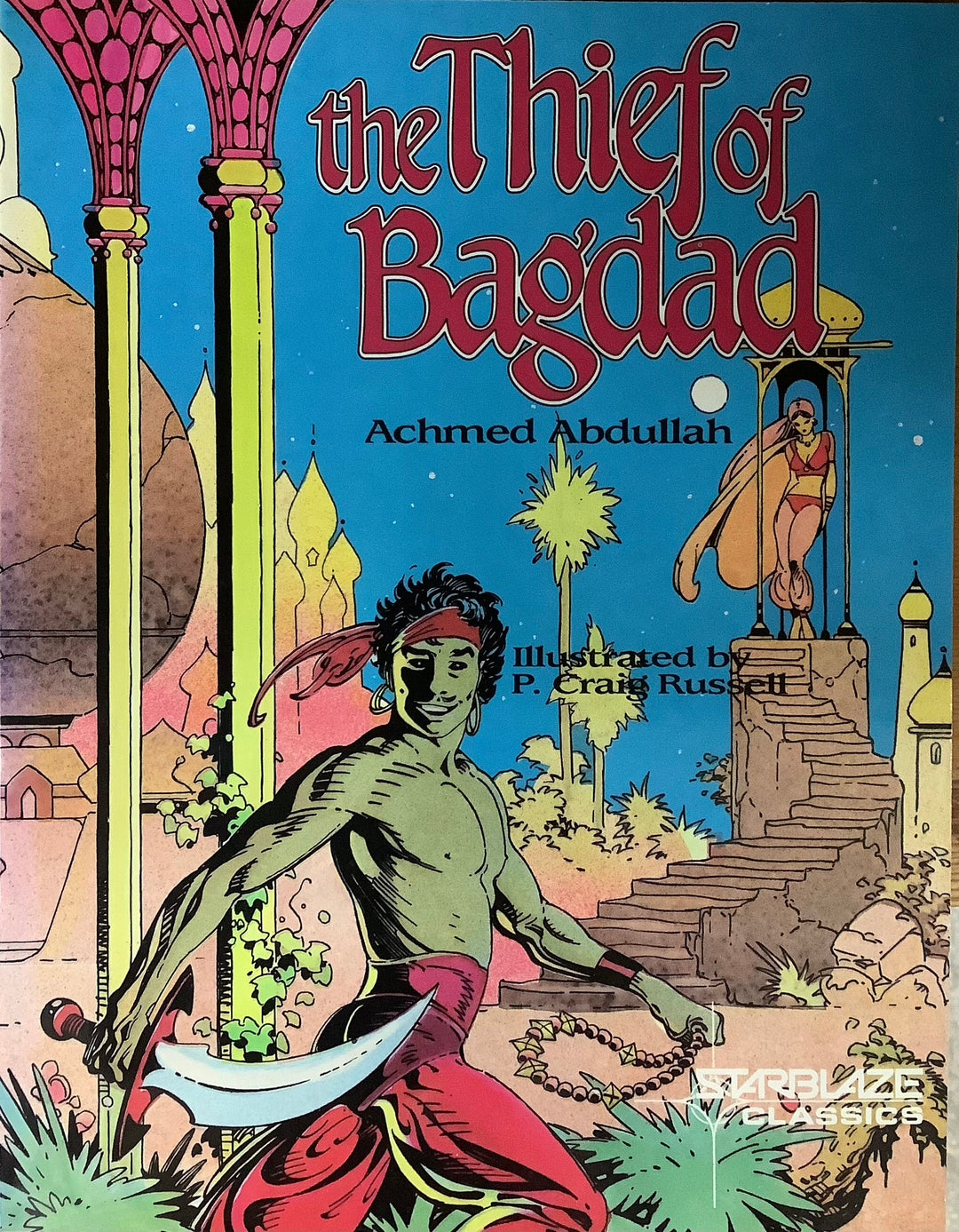 The Thief of Bagdad SIGNED by Artist Graphic Novel OXD-15