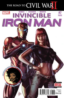 Invincible Iron Man (2015) #7 (3rd Printing) Riri Williams