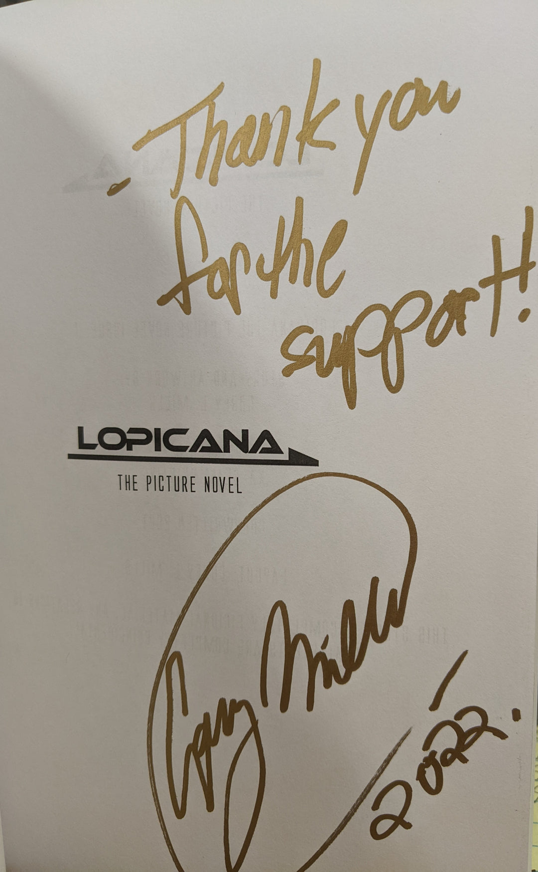 Lopicana - The Picture Novel Volume 1 SIGNED by Writer/Artist Corey L. Mills