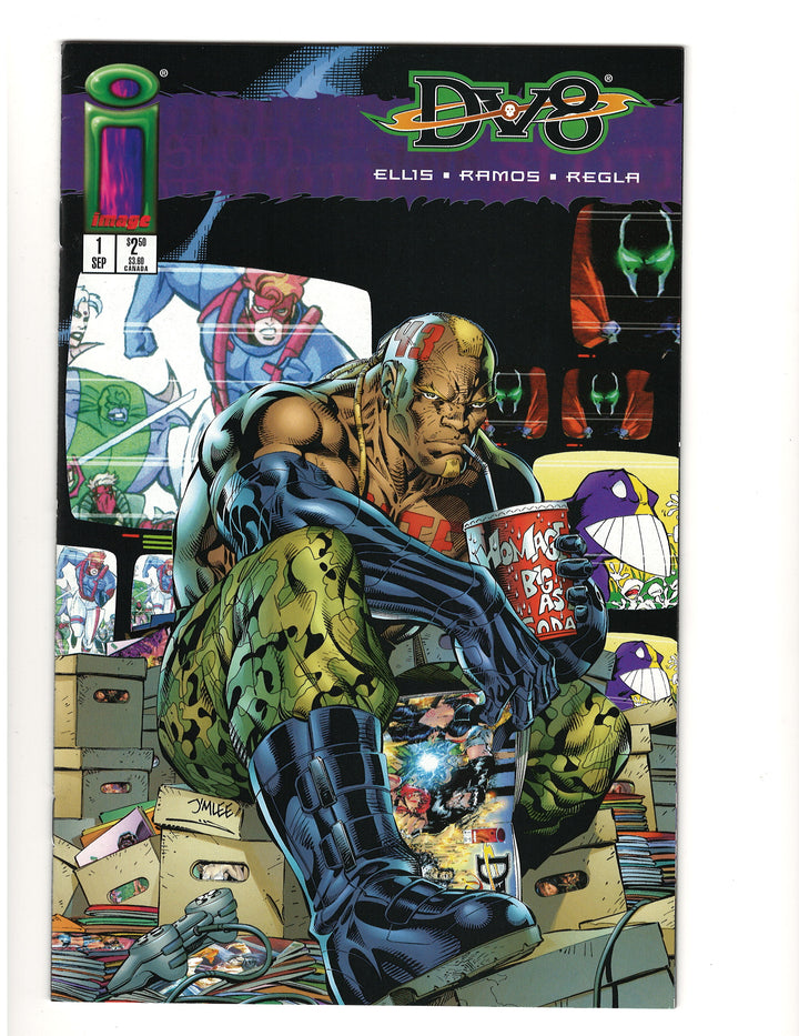 Lot of 8 DV8 #1 Image Comic Books Covers 1A-1H Special Edition Box SEALED with COA [557/2500] <OXD-20>