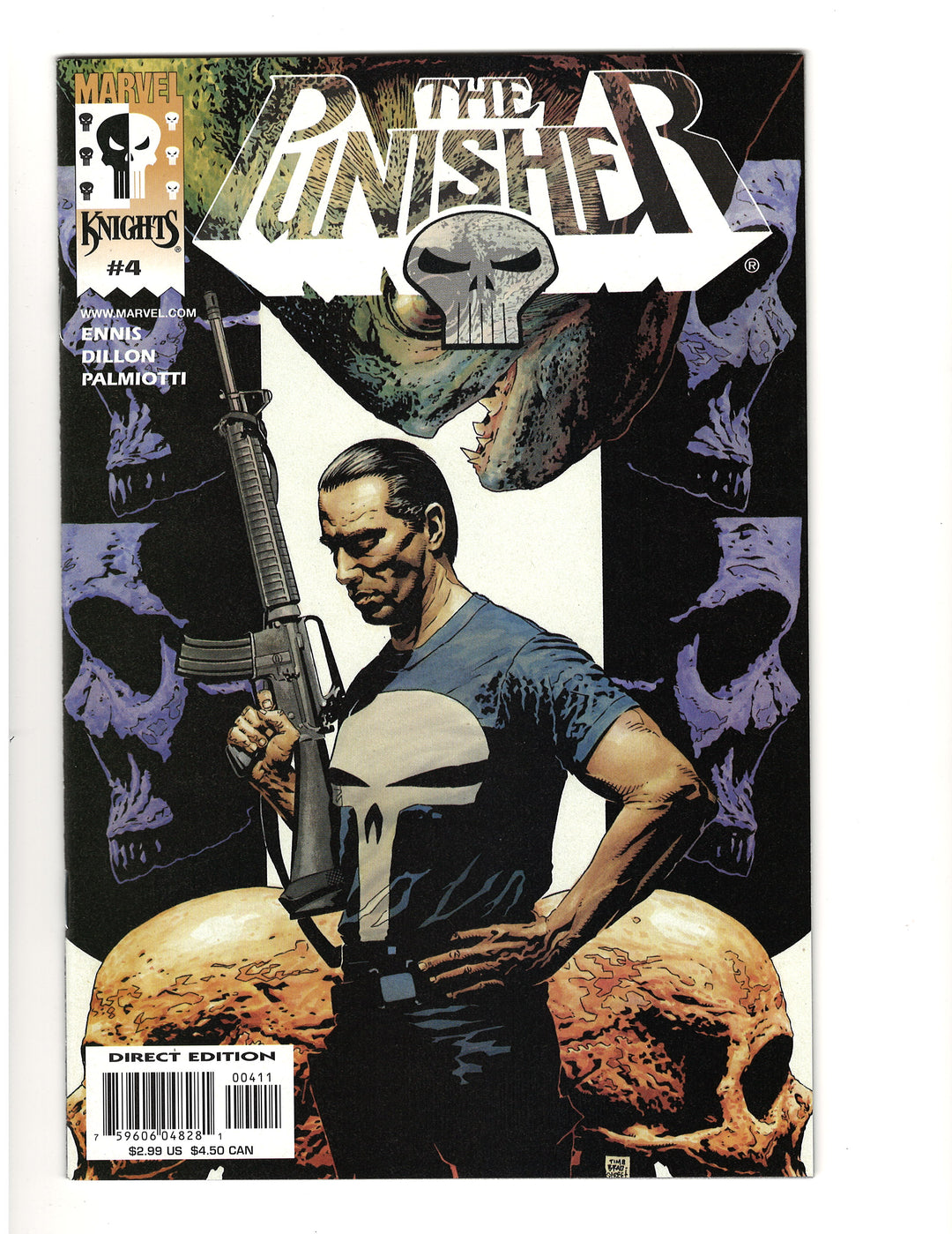 Lot of 5 Punisher (2000) Marvel Knights Comic Books #1 2 3 4 5 Ennis Run OXL-01
