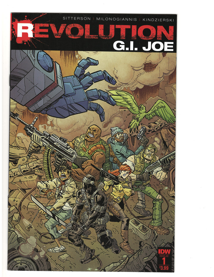 Lot of 11 Revolution IDW Comics #1A 1C 2A 2B 2D 3A 3C 4B Rom One-Shot G.I. Joe 1A 1B OXL-01