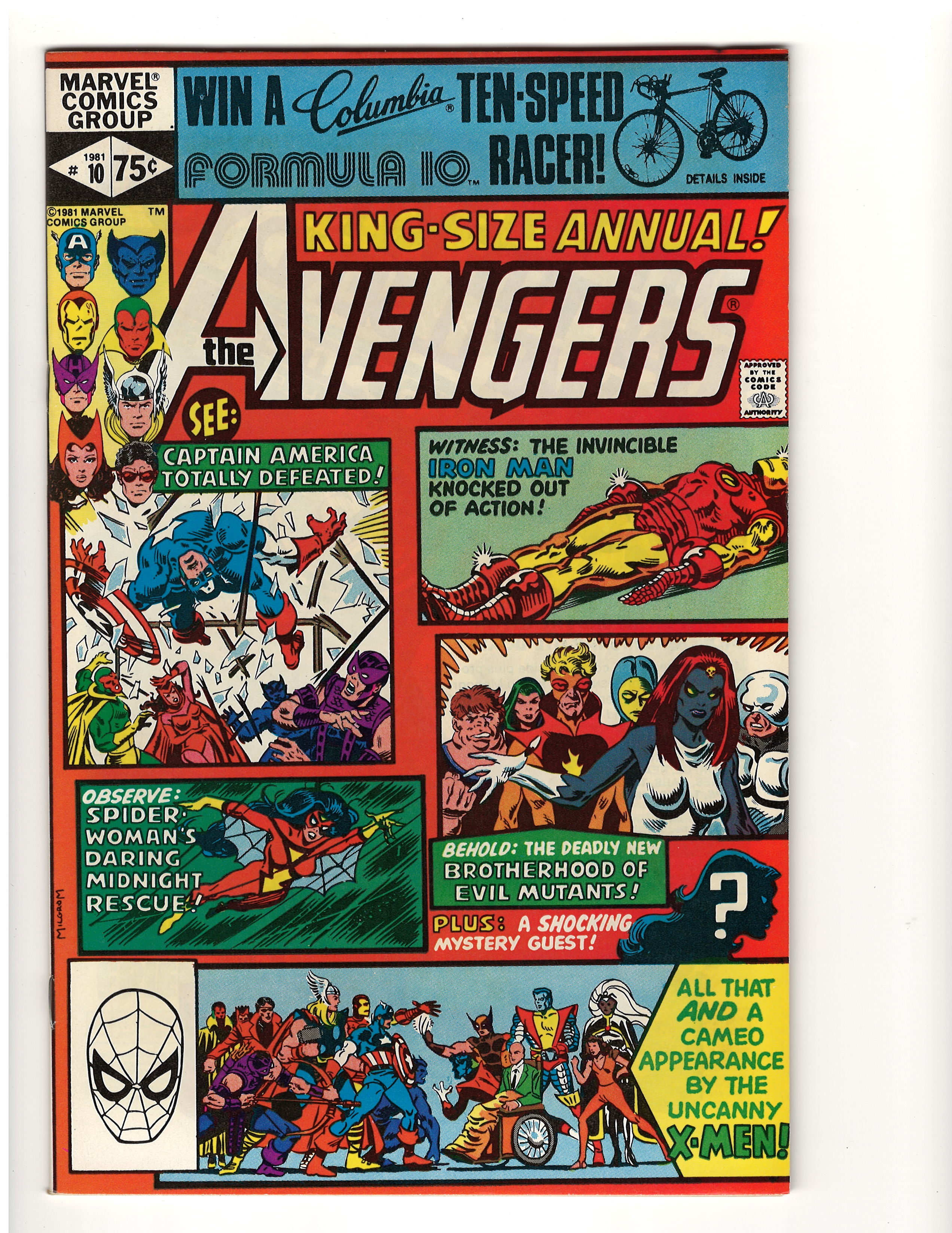 アメコミ　Avengers Annual 6冊セット Avengers (1963) Annual #10 (1981) - 1st Appearance of Rogue