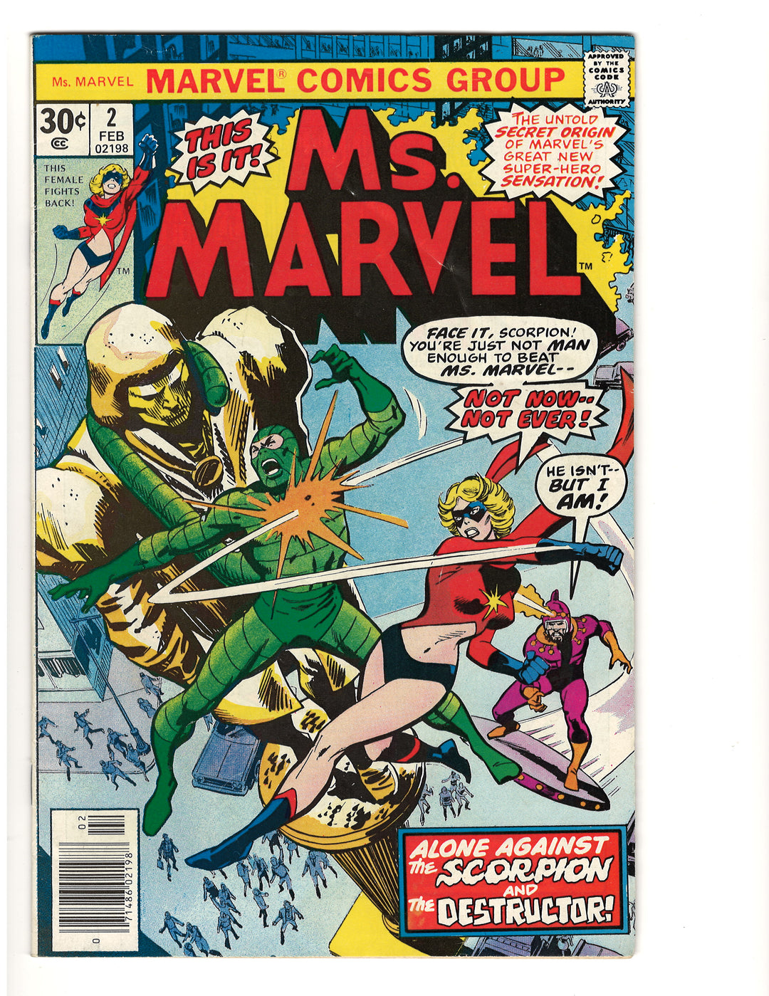 Lot of 12 Ms Marvel (1977-78) Marvel Comic Books #2 3 4 5 6 7 8 9 10 11 12 13 OXL-01