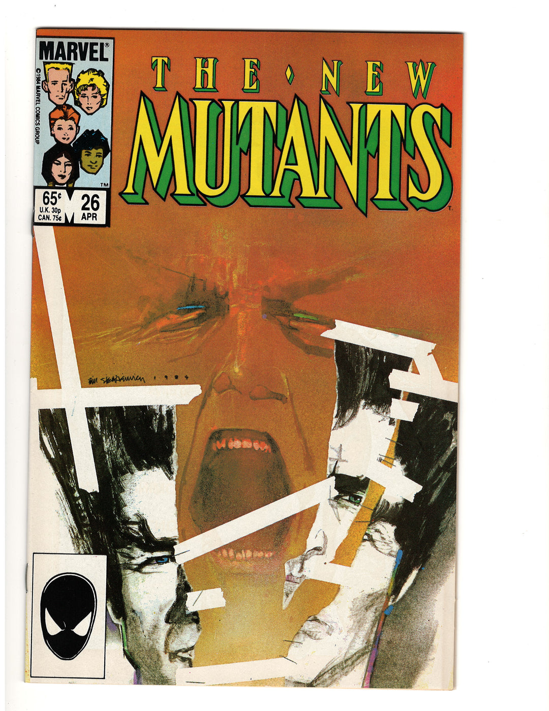 New Mutants (1983) #26 - 1st Full Appearance of Legion 1985