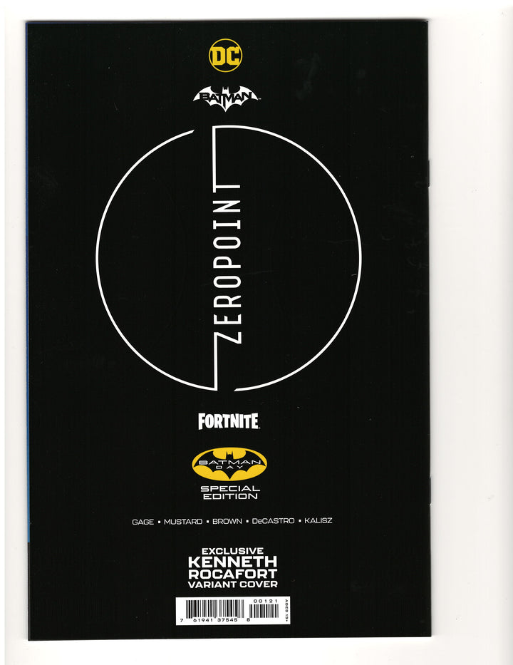 Batman Fortnite Zero Point Batman Day Special Edition #1 Cover B Inc (1:100) Mikel Janin Black & White Variant <OXV-01>