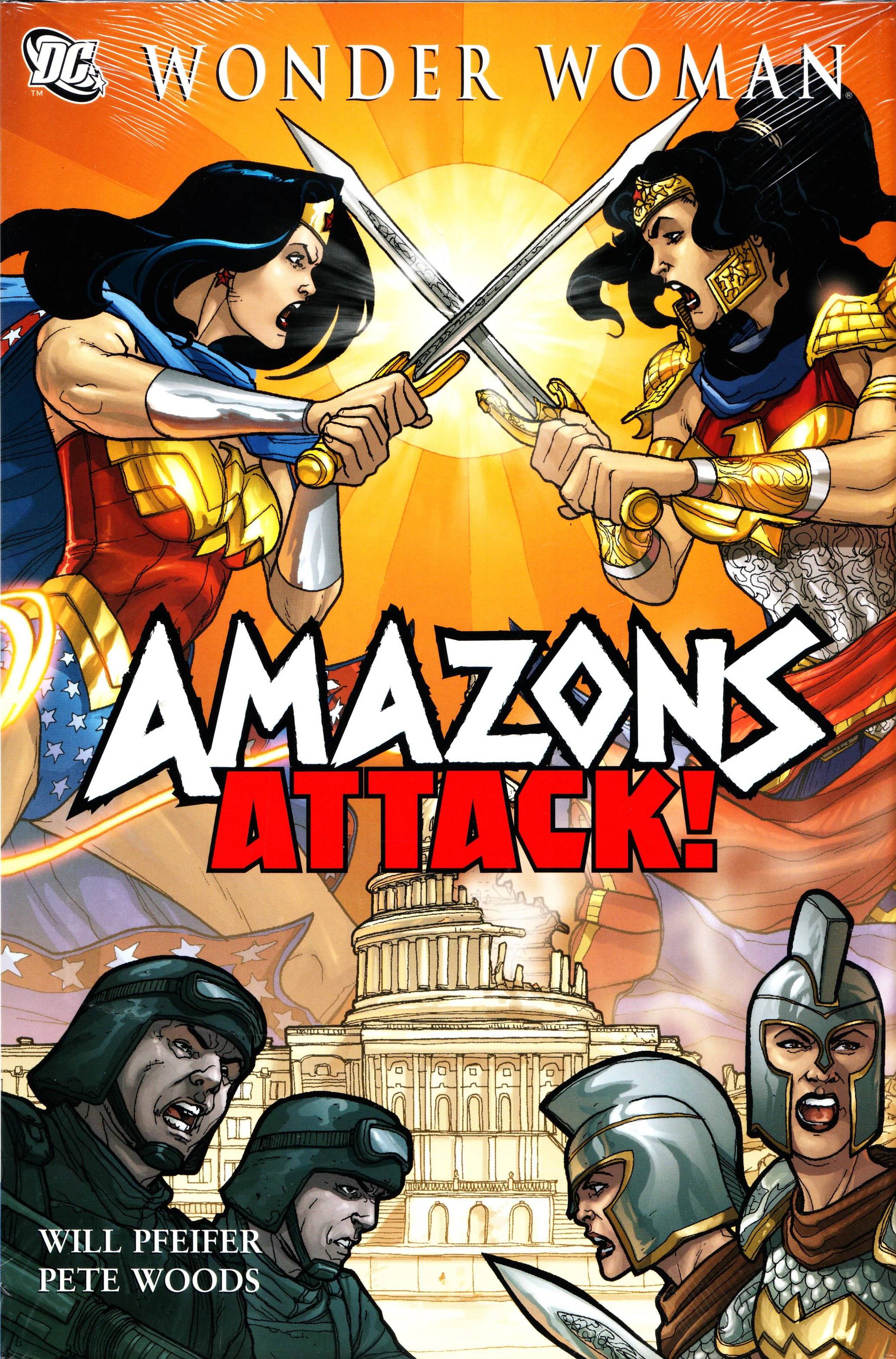 アメコミ・英語　WONDER WOMAN:AMAZONS ATTACK! Wonder Woman Amazons Attack Hardcover – Oxford Comics & Games