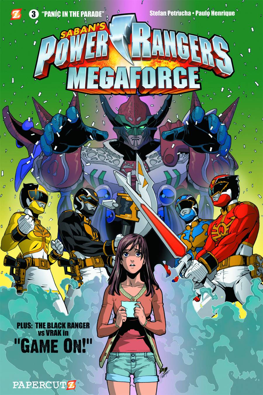 Power Rangers Megaforce Graphic Novel Volume 03 Panic Parade