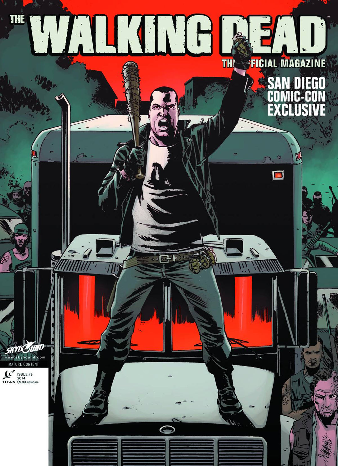 Walking Dead Magazine #9 Sdcc Exclusive Cover (Mature)