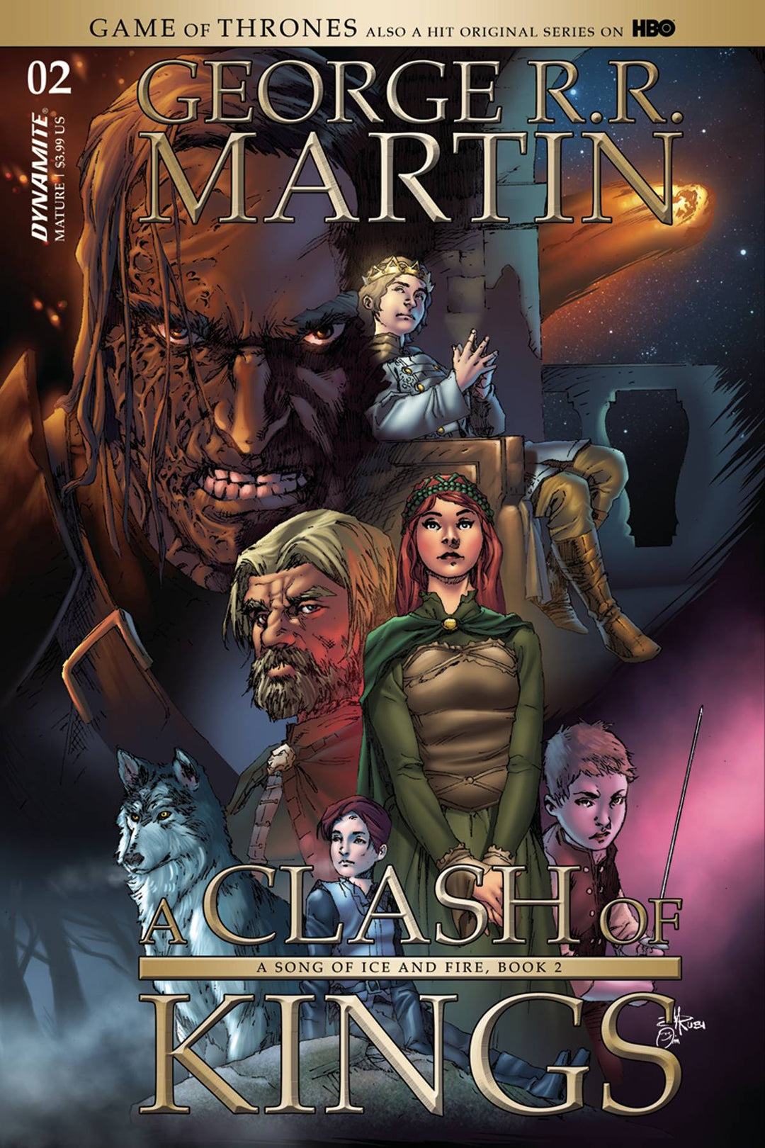 Game Of Thrones Clash Of Kings A Song of Ice and Fire Book II #2 Cover B Exclusive Subscription (Mature) <YS41>