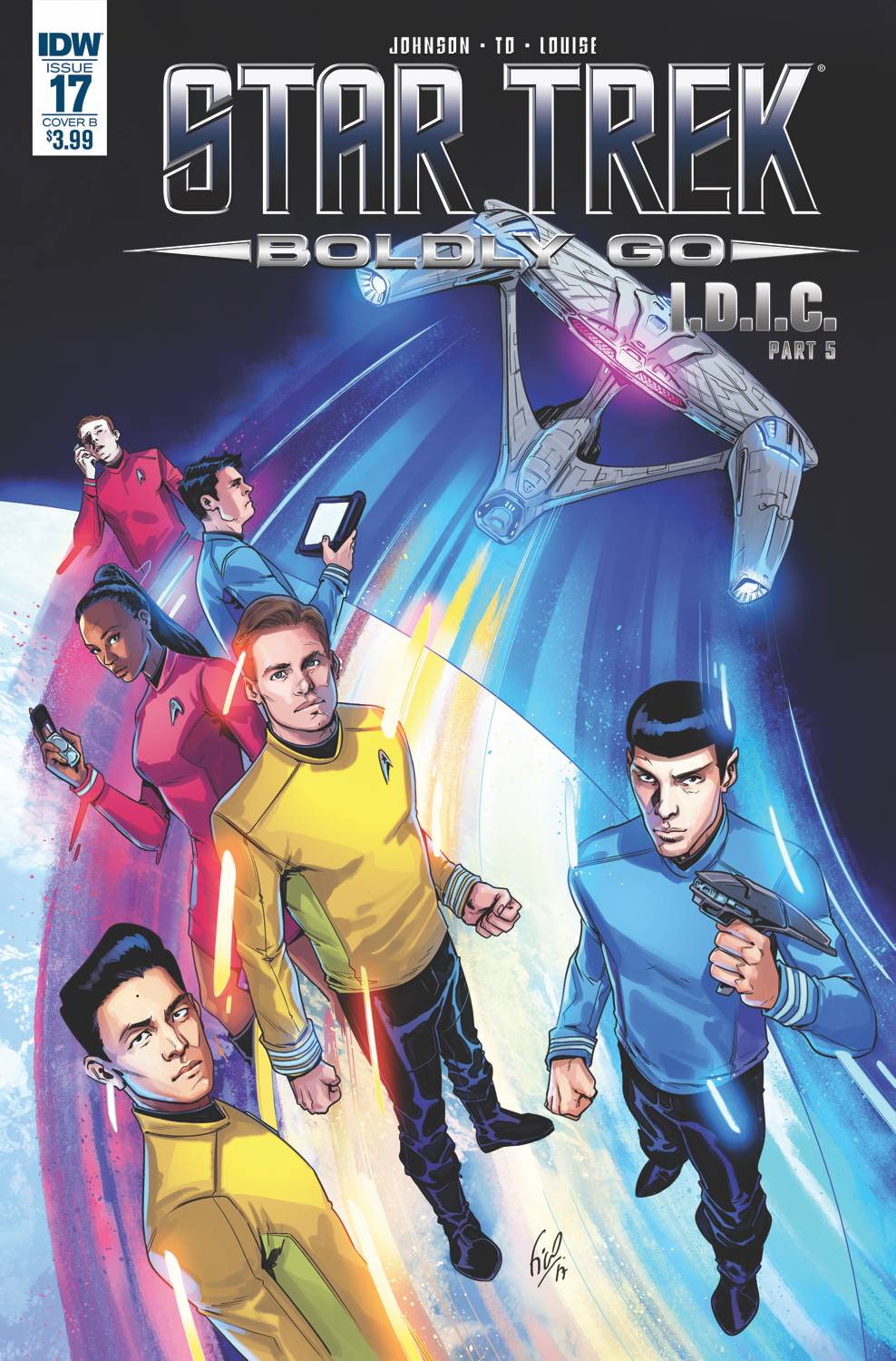 Star Trek Boldly Go #17 Cover B Ossio