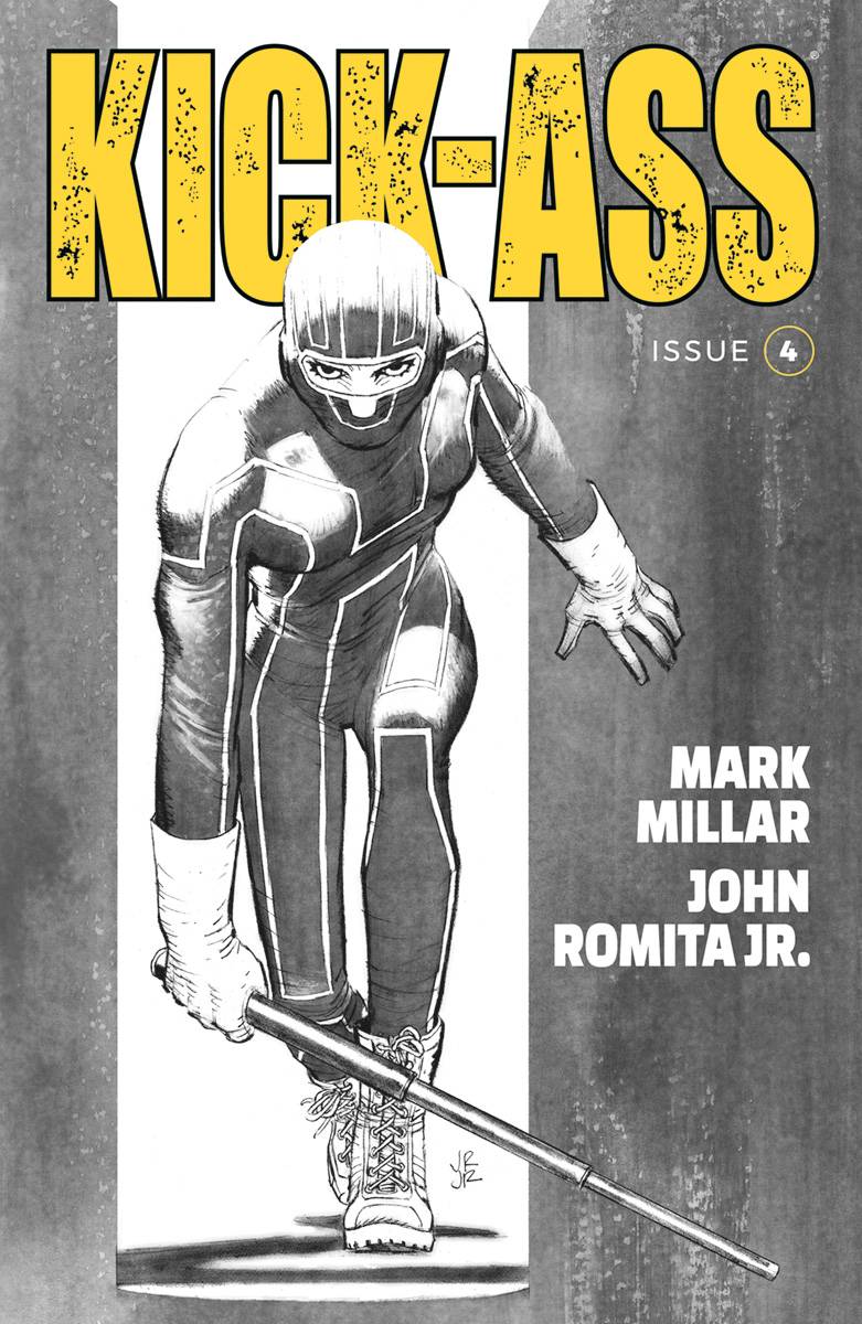 Kick-Ass #4 Cover B Black & White Romita Jr (Mature)