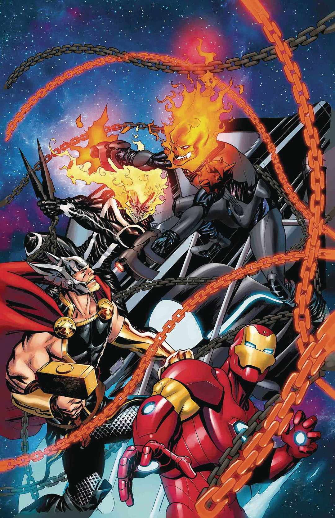 Avengers (2018) #8 McKone Cosmic Ghost Rider Variant