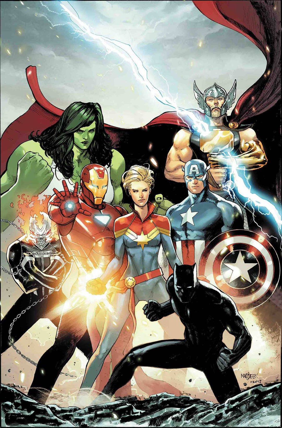 Avengers (2018) #10 1:25 Marquez Variant