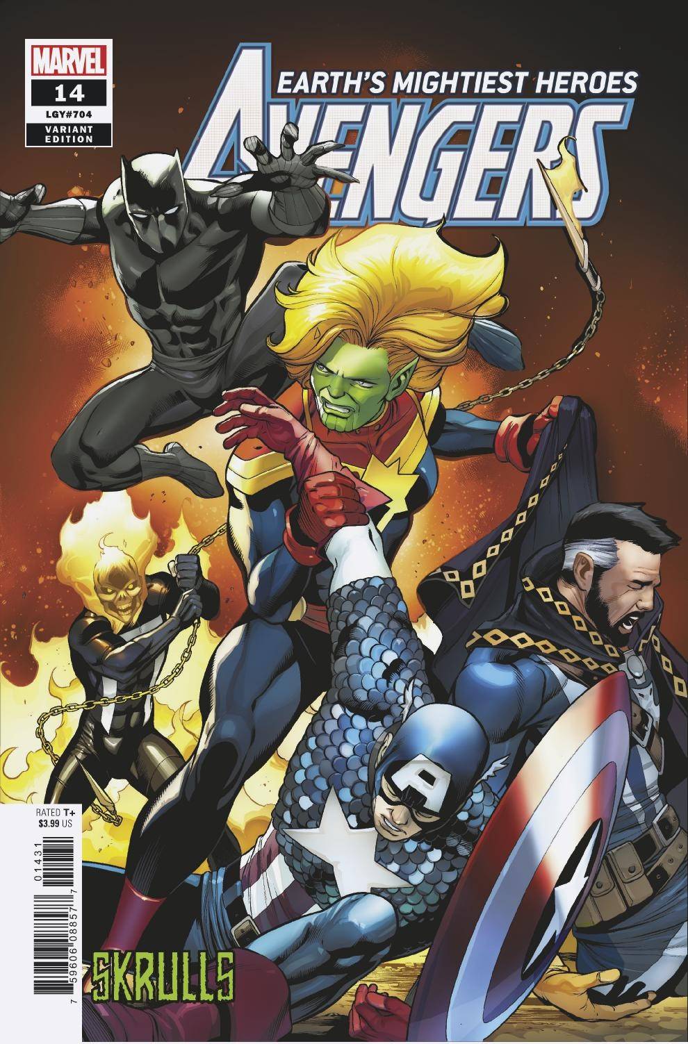 Avengers (2018) #14 Pacheco Skrulls Variant