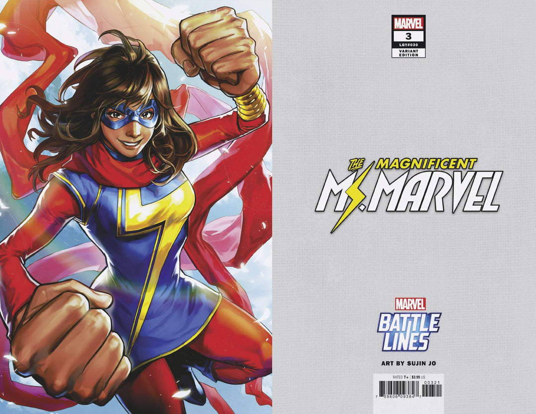 Magnificent Ms Marvel #3 Sujin Jo Marvel Battle Lines Variant