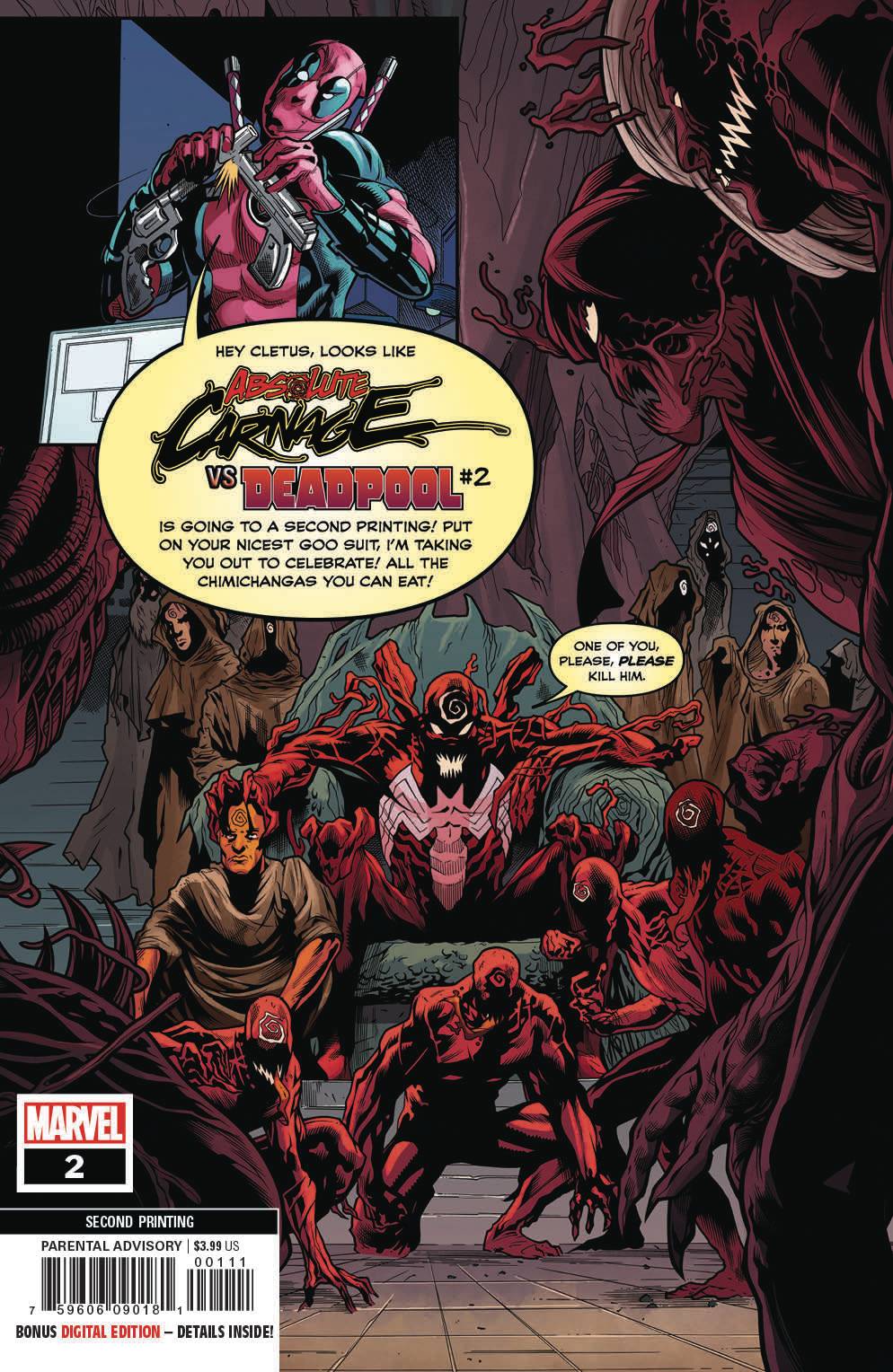 Absolute Carnage vs Deadpool #2 (of 3) 2nd Ptg Ferreira Var