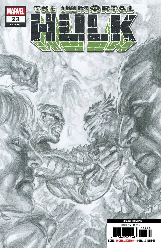 Immortal Hulk #23 2nd Ptg Ross Var <BIB12>