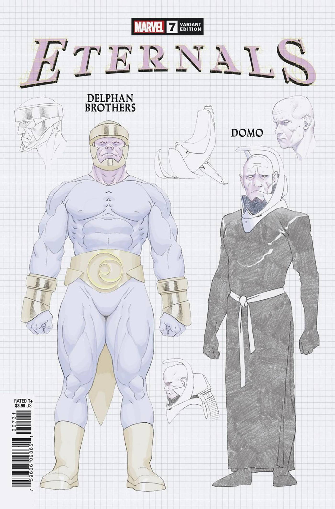 Eternals (2021) #7 Variant (1:10) Ribic Design Edition <BINS>