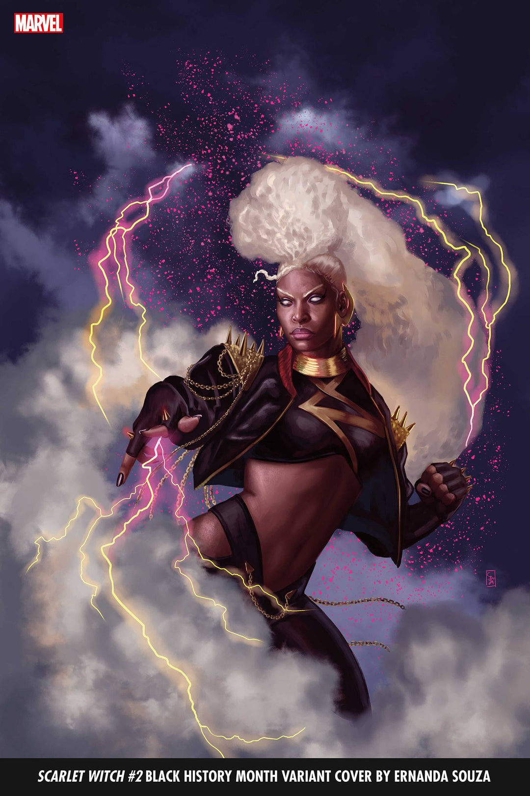 Scarlet Witch (2023) #2 Souza Storm Black History Month Variant