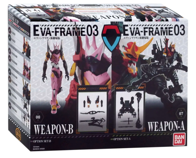 EVA-Frame 03 New Evangelion 02a B Part & A Part Model Kit #02 & 01