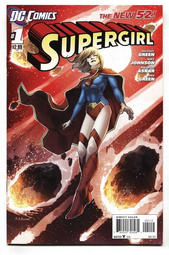 Supergirl (2011) #1 2nd Print New 52 <BIB21>