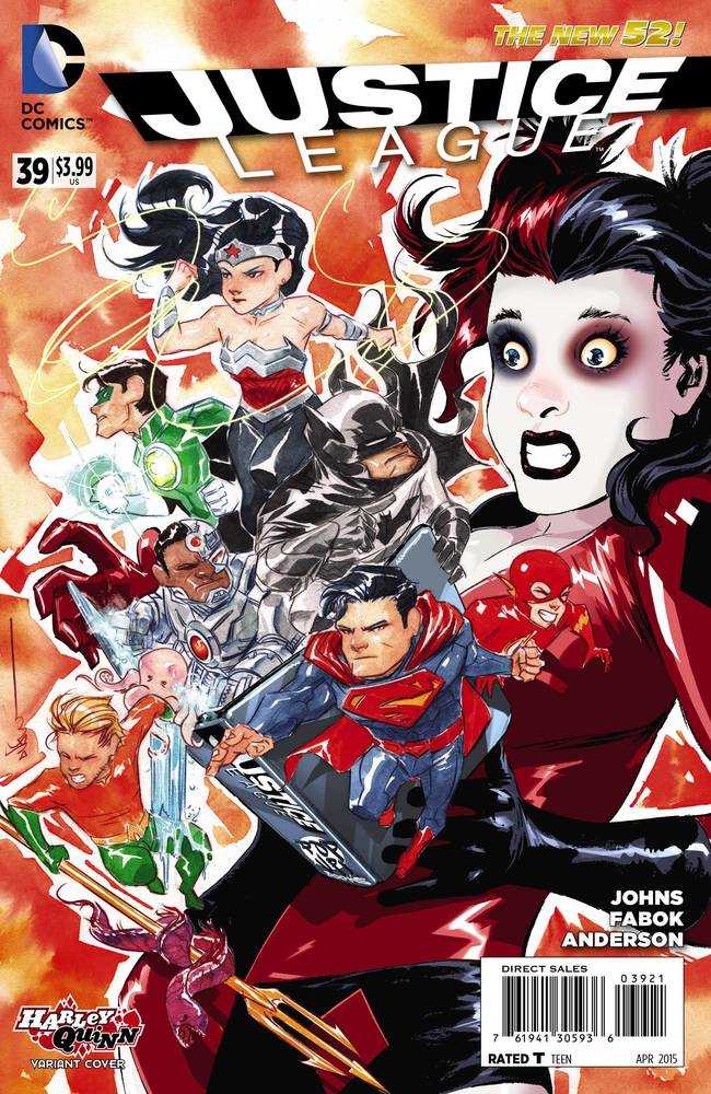 Justice League (2011) #39 Harley Quinn Variant Edition