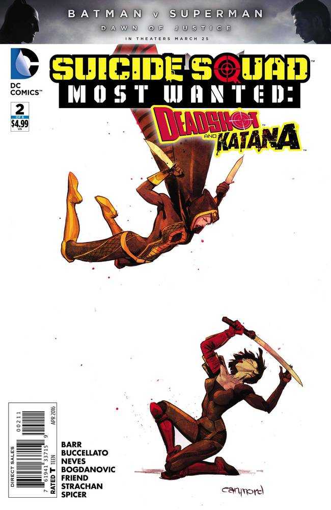 Suicide Squad Most Wanted Deadshot Katana #2 (Of 6) <BIB21>