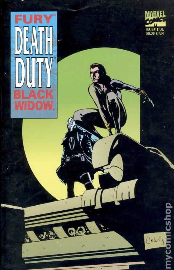 Fury/Black Widow Death Duty GN (1995 Marvel)