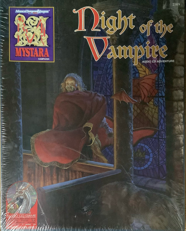 Night of the Vampire - A 2nd Edition AD&D Mystara Audio CD Campaign SEALED and COMPLETE