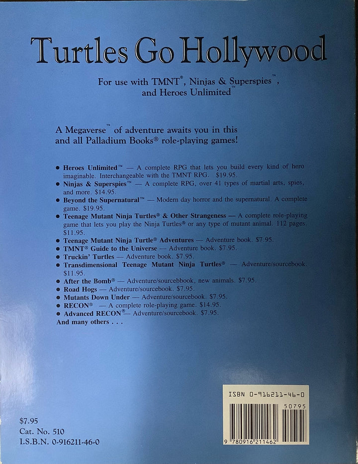 Turtles Go Hollywood (1990) VG+