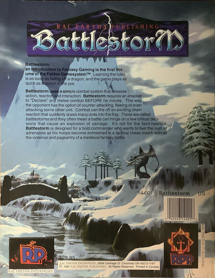 Battlestorm Campaign Sourcebook for the Fables Game System OXG-02
