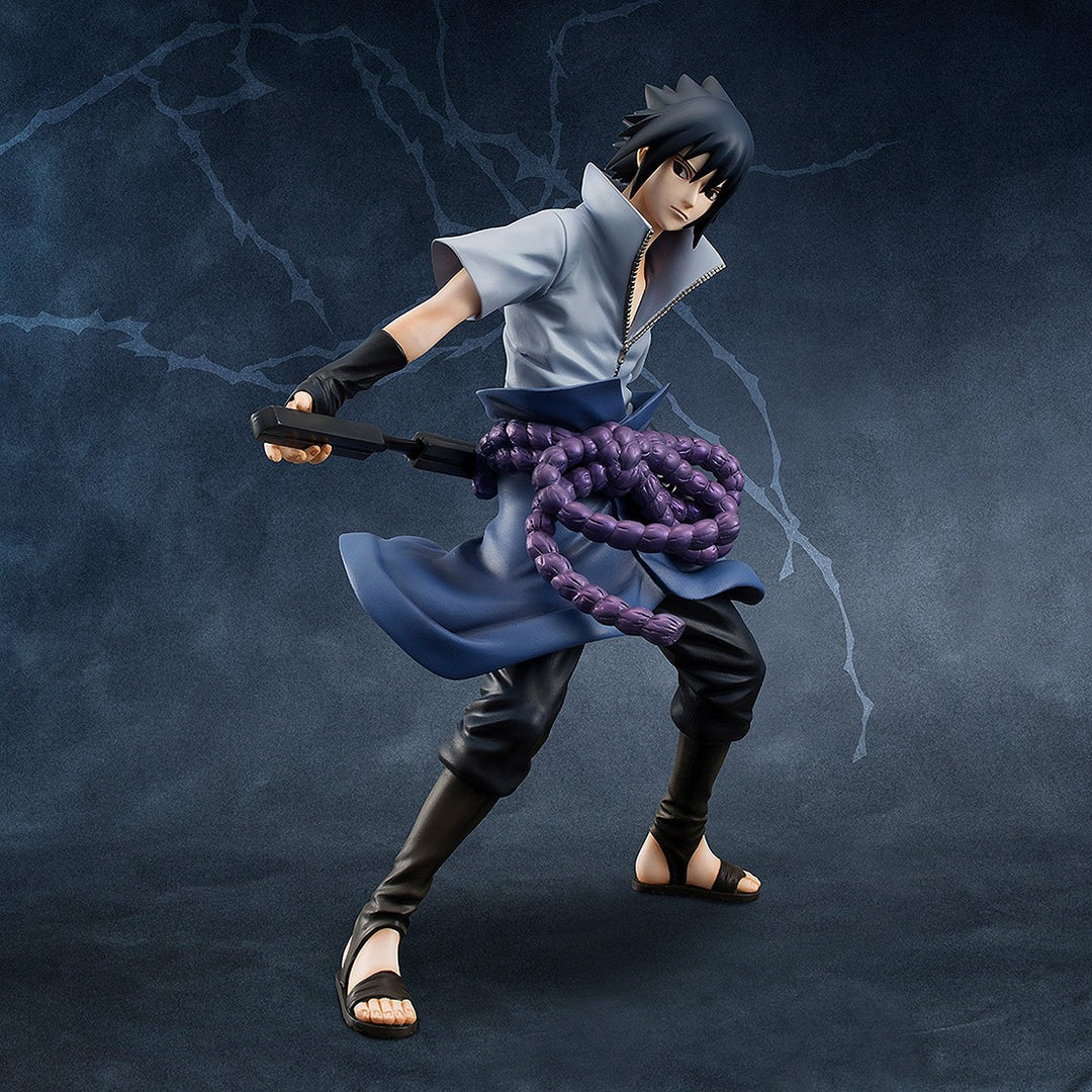 Anime Action Figure Uchiha Sasuke Childhood Standing Sasuke Model