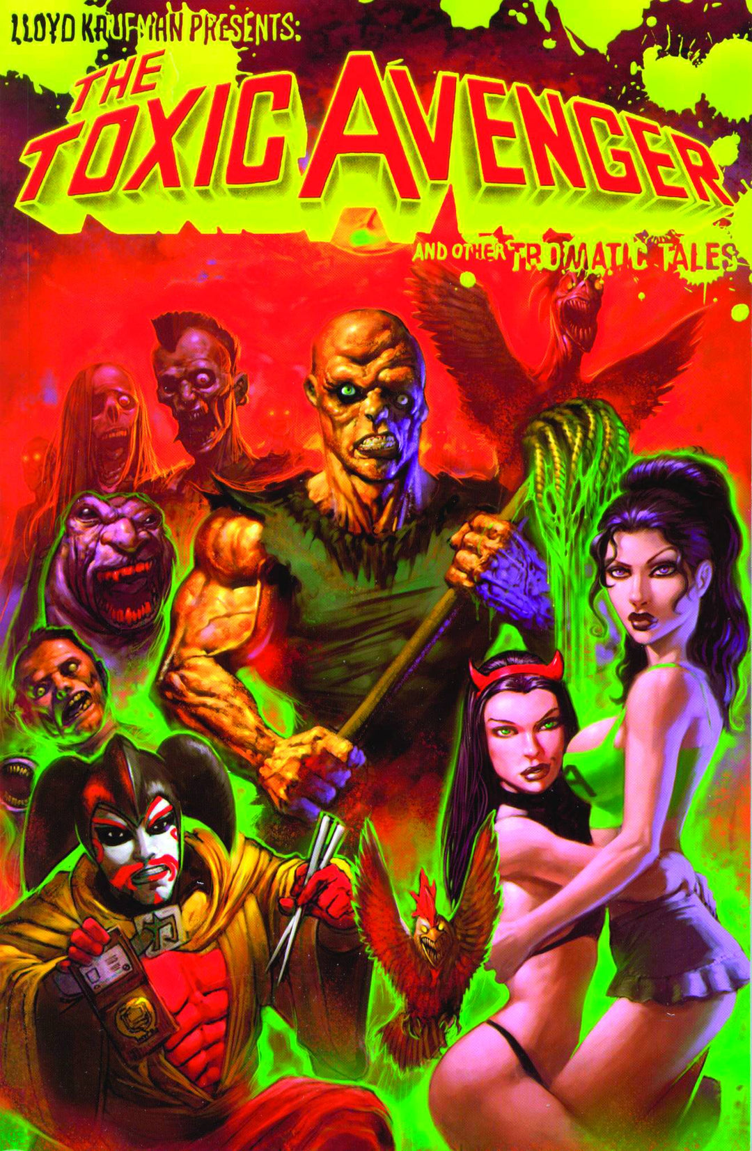 LLOYD KAUFMAN PRESENTS TOXIC AVENGER & TROMATIC TALES Graphic Novel OXI-18